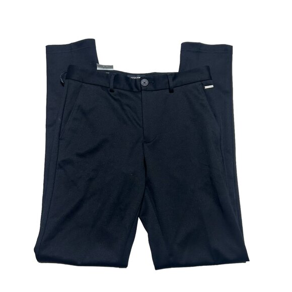 Jack & Jones Pants Mens 30 X 34 Black Slim Fit Stretch Flat Front Casual Work - Picture 4 of 9